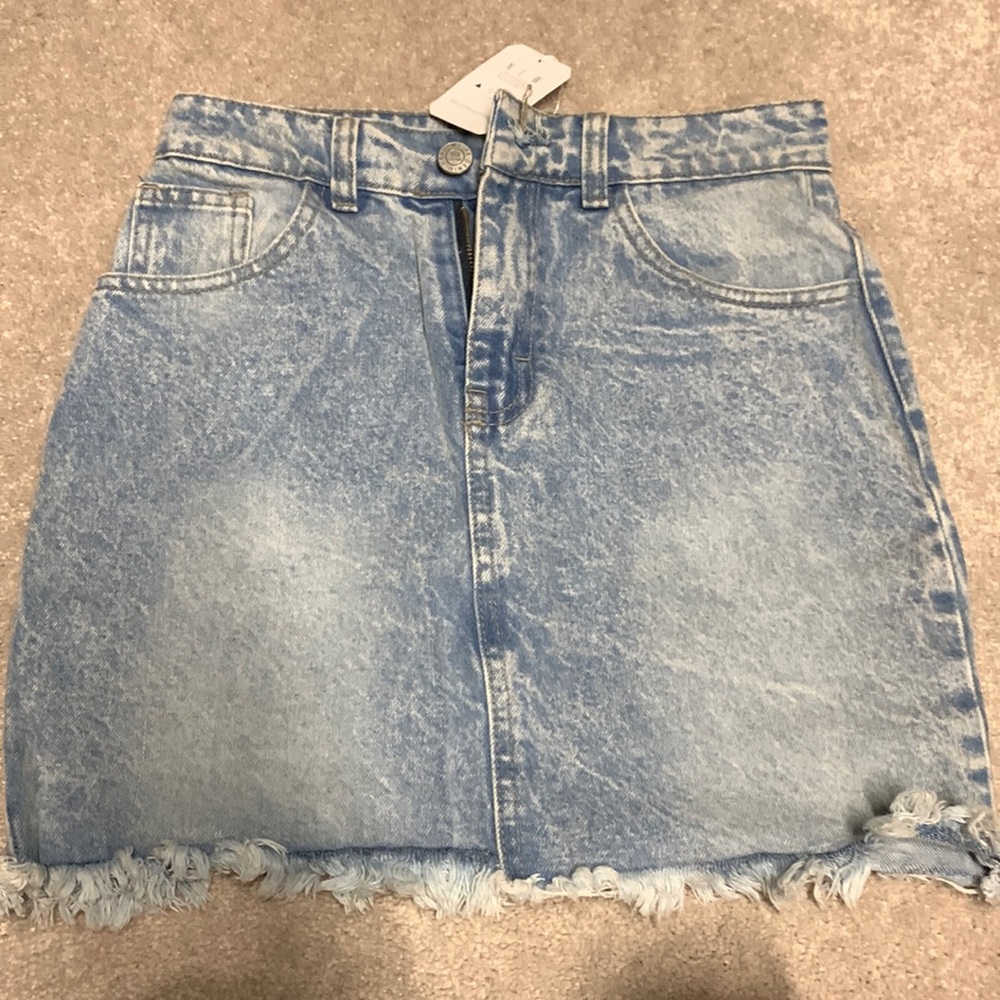 Jean mini skirt new with tags -$24